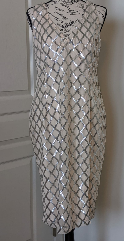 Sequin shift dress